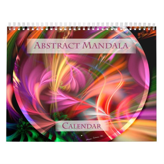 Abstracte Mandala Kalender (Hoes)