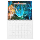Abstracte Mandala Kalender (Jan 2026)