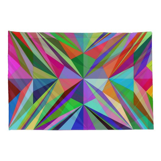 Abstracte Mandala Kussensloop (Achterkant-Rechts)