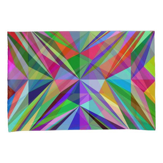 Abstracte Mandala Kussensloop (Voorkant-Rechts)