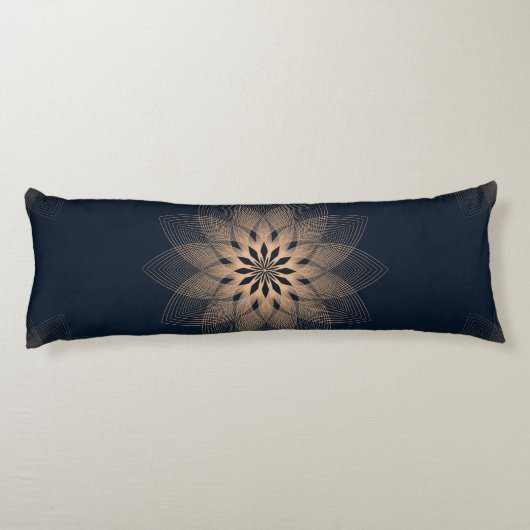 Abstracte mandala lichaamskussen (Achterkant)