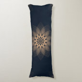 Abstracte mandala lichaamskussen (Voorkant Verticaal)