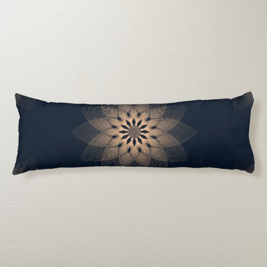 Abstracte mandala lichaamskussen (Voorkant)