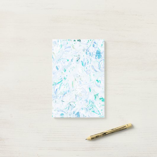 Abstracte Mandala Post-it® Notes (Op bureau)