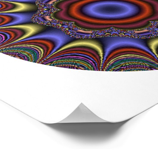 Abstracte Mandala Poster (Hoek)