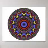 Abstracte Mandala Poster (Voorkant)