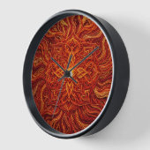 Abstracte Mandala Rode Draad Kunst Klokken (Hoek)