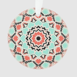 Abstracte mandala rond naadloos patroon in kaleido ornament