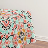 Abstracte mandala rond naadloos patroon in kaleido tafelkleed (Voorbeeld)