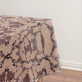 Abstracte mandala rond naadloos patroon in kaleido tafelkleed (Voorbeeld)