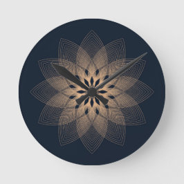 Abstracte mandala ronde klok