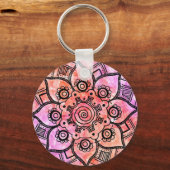 Abstracte Mandala Sleutelhanger (Voorkant)