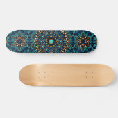 Abstracte Mandala-straatkunst Persoonlijk Skateboard (Horizontaal)
