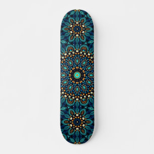 Abstracte Mandala-straatkunst Persoonlijk Skateboard