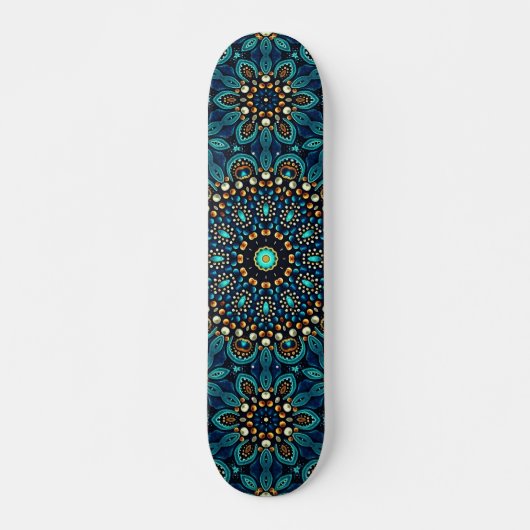 Abstracte Mandala-straatkunst Persoonlijk Skateboard (Voorkant)