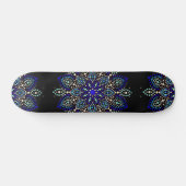 Abstracte Mandala-straatkunst Persoonlijk Skateboard (Horizontaal)