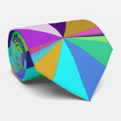 Abstracte Mandala Stropdas (Opgerold)