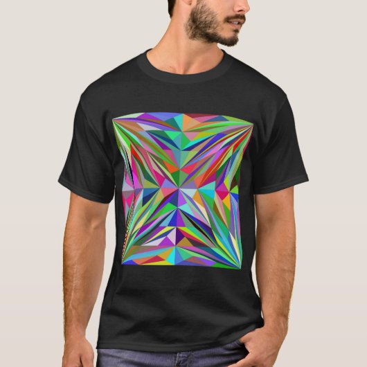 Abstracte Mandala T-shirt (Voorkant)