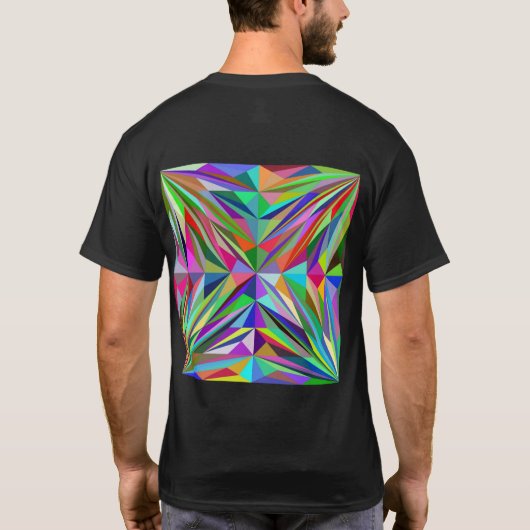 Abstracte Mandala T-shirt (Achterkant)