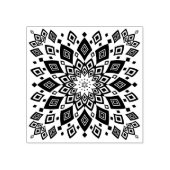Abstracte mandala tegel rubberstempel (Afrduk)