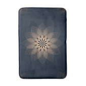 Abstracte mandala vind je vrede badmat (Voorkant Verticaal)