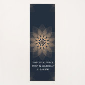 Abstracte mandala vind je vrede yogamat (Voorkant)