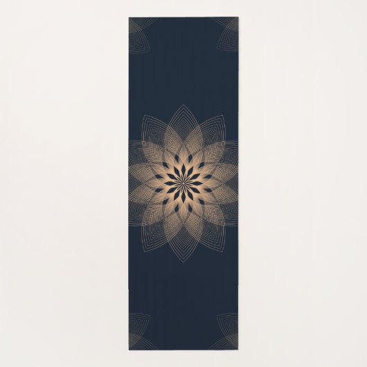 Abstracte mandala vind je vrede yogamat (Achterkant)