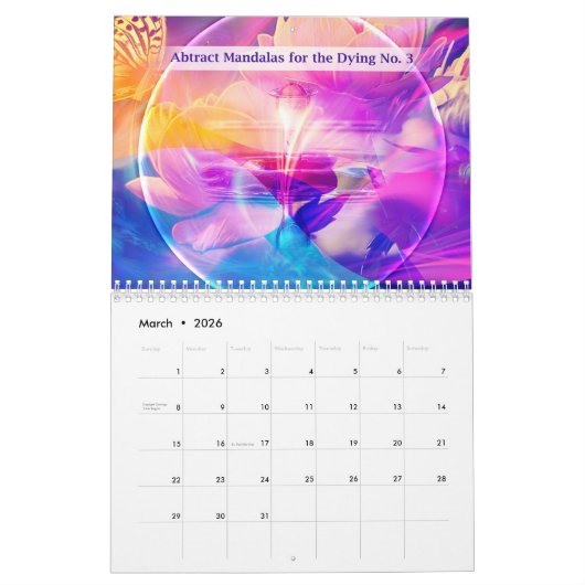 Abstracte Mandala's Set 2 Kalender (Mar 2026)