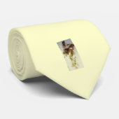 Abstracte mandolinespeler stropdas (Opgerold)