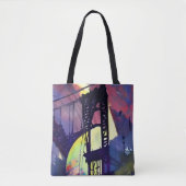 Abstracte Manhattan-brug Tote Bag (Voorkant)