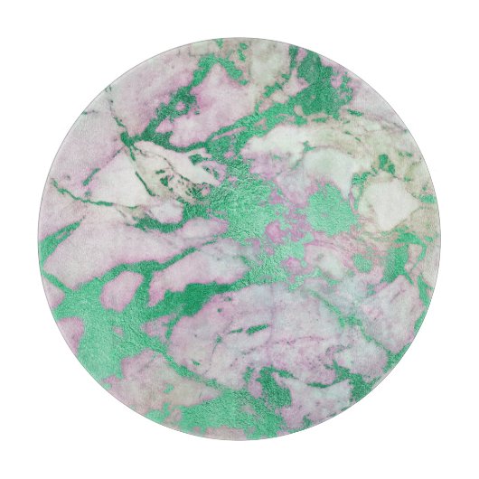 ABSTRACTE MARBLE GREEN LILA TRAY CUTARD SNIJPLANK (Voorkant)