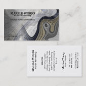 Abstracte Marble Kitchen Remodeling Service Visitekaartje (Voorkant / Achterkant)