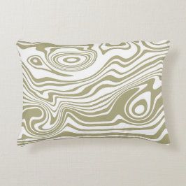 Abstracte Marble Waves artwork | Accent Kussen
