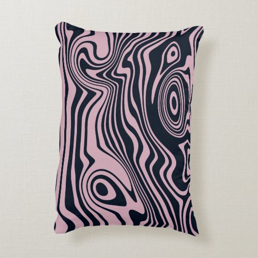 Abstracte Marble Waves artwork | Accent Kussen (Achterkant (Verticaal))