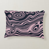 Abstracte Marble Waves artwork | Accent Kussen (Achterkant)
