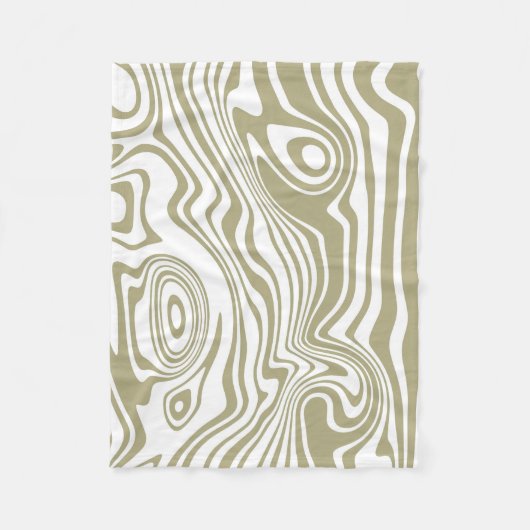 Abstracte Marble Waves artwork | Fleece Deken (Voorkant)
