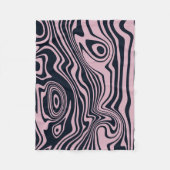 Abstracte Marble Waves artwork | Fleece Deken (Voorkant)