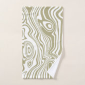Abstracte Marble Waves artwork | Handdoek set (Handdoek)
