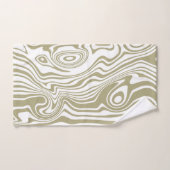 Abstracte Marble Waves artwork | Handdoek set (Handdoek)