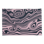 Abstracte Marble Waves artwork | Kussensloop (Achterkant-Rechts)