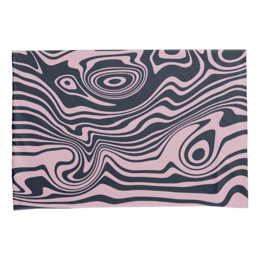 Abstracte Marble Waves artwork | Kussensloop (Voorkant-Rechts)