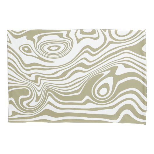Abstracte Marble Waves artwork | Kussensloop (Voorkant-Links)