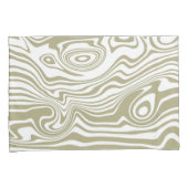 Abstracte Marble Waves artwork | Kussensloop (Voorkant-Rechts)