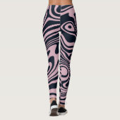 Abstracte Marble Waves artwork | Leggings (Achterkant)