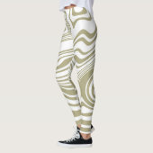 Abstracte Marble Waves artwork | Leggings (Links)
