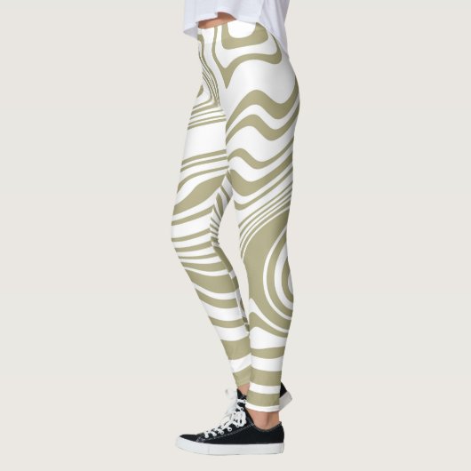 Abstracte Marble Waves artwork | Leggings (Links)