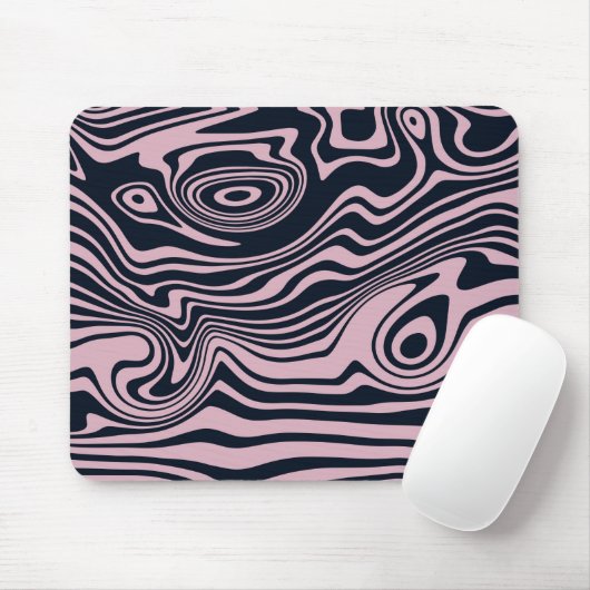 Abstracte Marble Waves artwork | Muismat (Met muis)