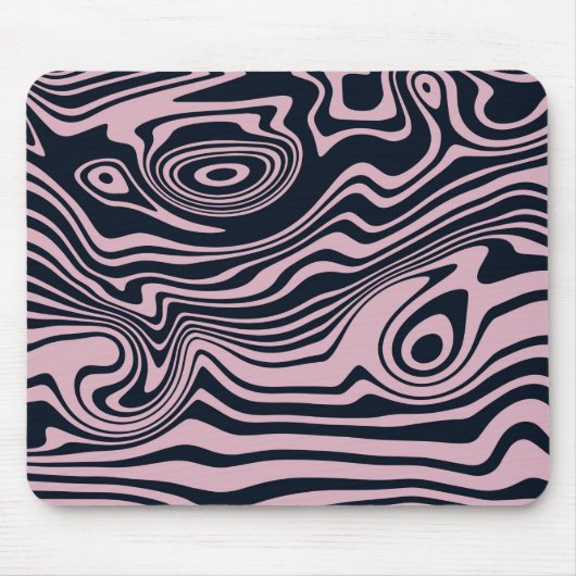 Abstracte Marble Waves artwork | Muismat (Voorkant)