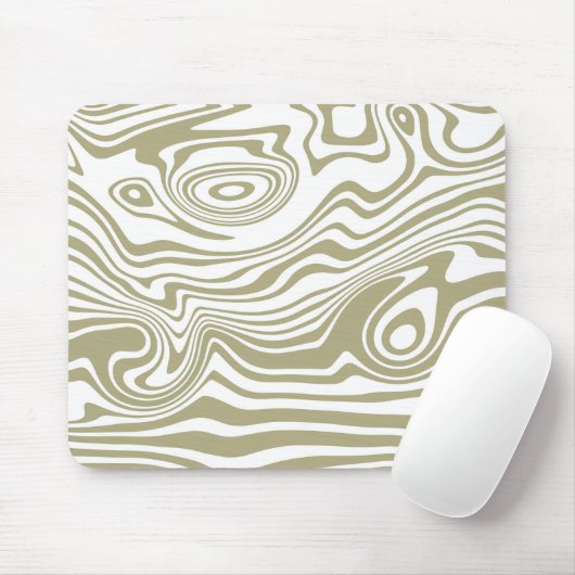 Abstracte Marble Waves artwork | Muismat (Met muis)