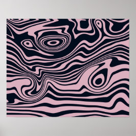 Abstracte Marble Waves artwork | Poster